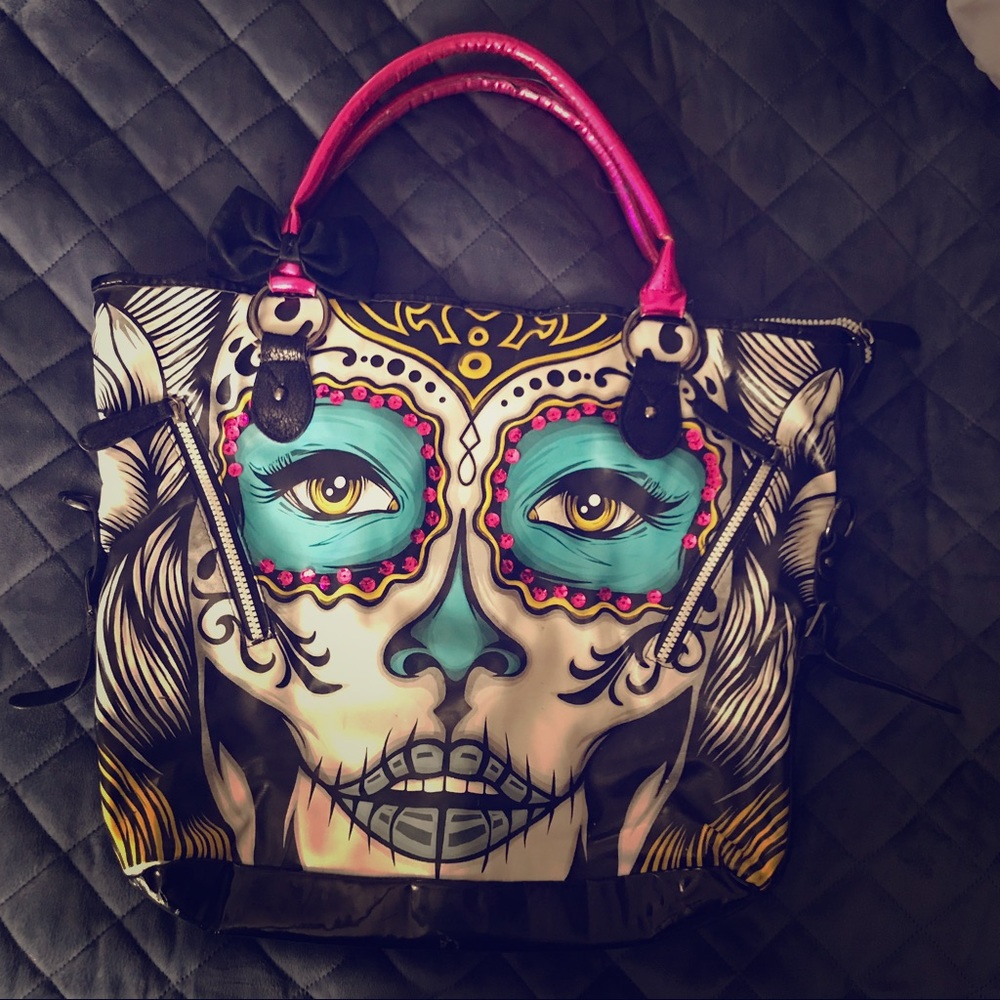 Sugar skull bag